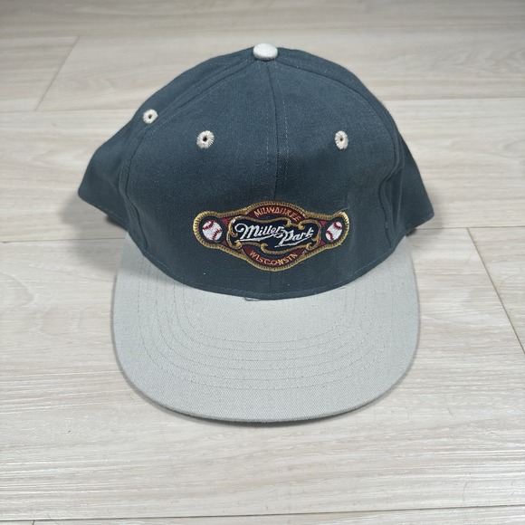 Fantastic Other - Milwaukee Brewers Miller Park Vintage 90s Snapback Hat MLB Green Cap Fantastic